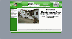Desktop Screenshot of gasthaus-breitenacher.com