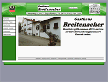 Tablet Screenshot of gasthaus-breitenacher.com